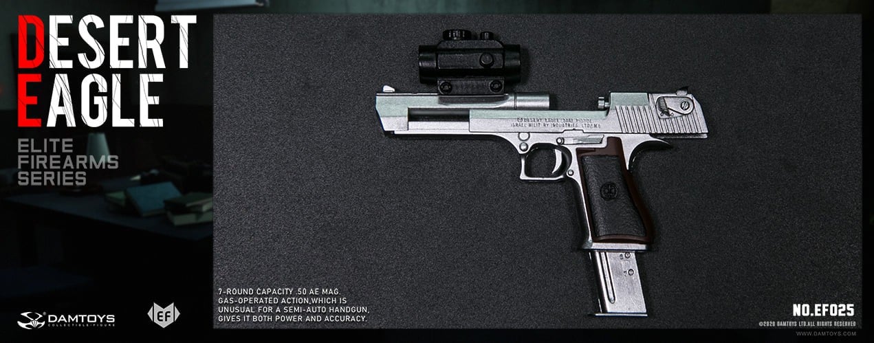 Pedido Set de Pistolas Desert Eagle (2 versiones) marca Damtoys EF024-EF025 escala 1/6