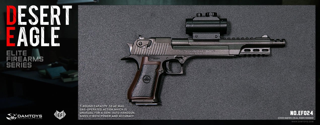 Pedido Set de Pistolas Desert Eagle (2 versiones) marca Damtoys EF024-EF025 escala 1/6