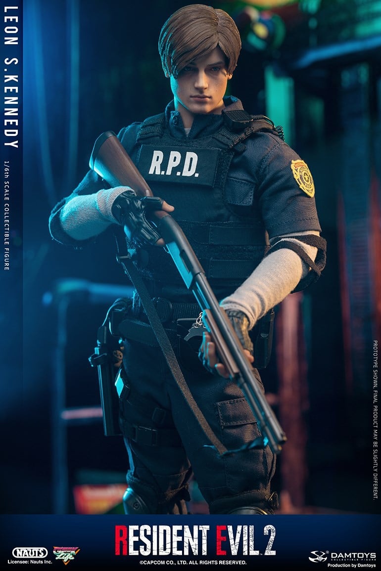 Pedido Figura Leon S. Kennedy de Resident Evil 2 marca Damtoys DMS030 escala 1/6