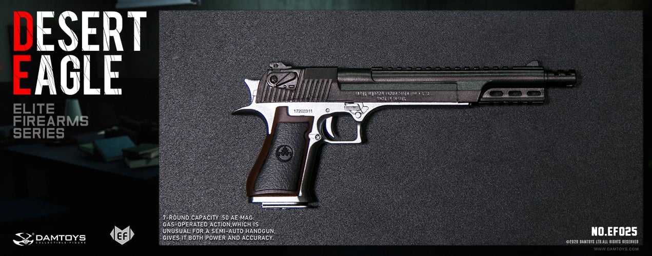 Pedido Set de Pistolas Desert Eagle (2 versiones) marca Damtoys EF024-EF025 escala 1/6