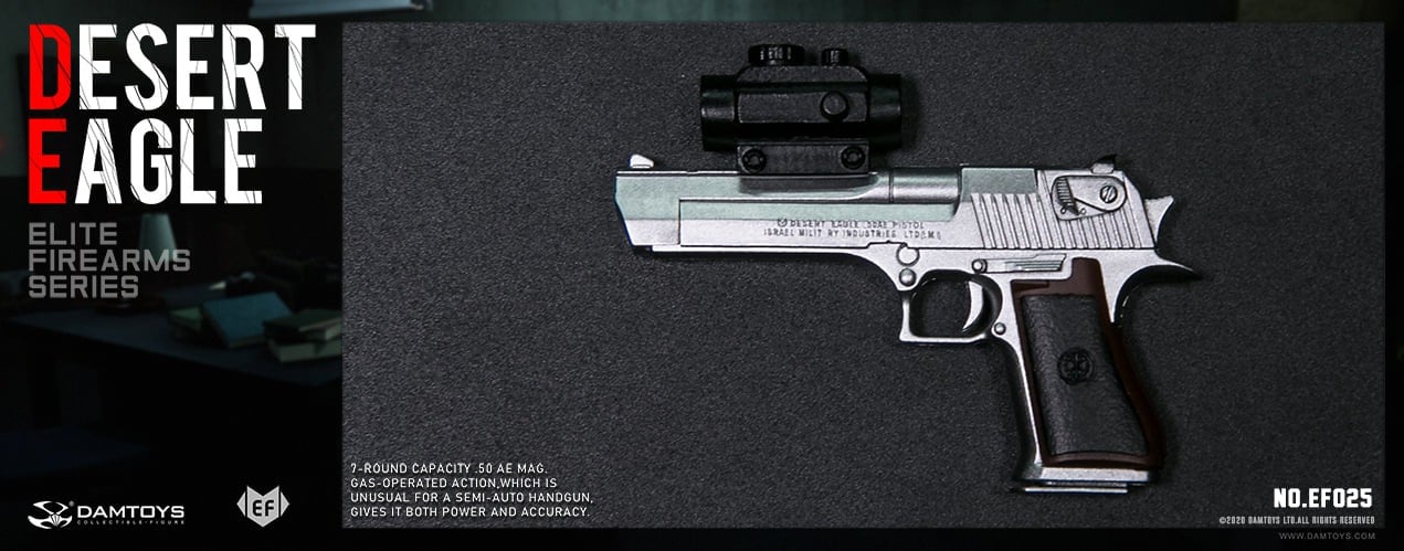 Pedido Set de Pistolas Desert Eagle (2 versiones) marca Damtoys EF024-EF025 escala 1/6