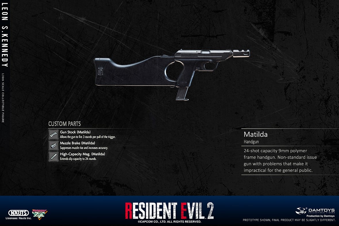 Pedido Figura Leon S. Kennedy de Resident Evil 2 marca Damtoys DMS030 escala 1/6