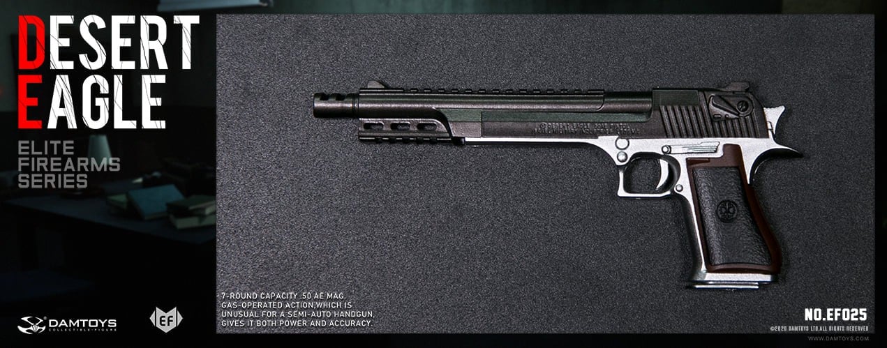 Pedido Set de Pistolas Desert Eagle (2 versiones) marca Damtoys EF024-EF025 escala 1/6