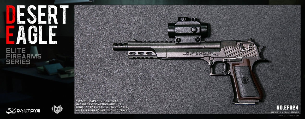 Pedido Set de Pistolas Desert Eagle (2 versiones) marca Damtoys EF024-EF025 escala 1/6