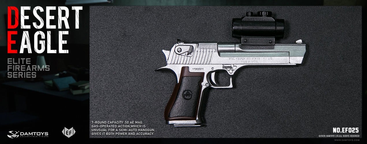 Pedido Set de Pistolas Desert Eagle (2 versiones) marca Damtoys EF024-EF025 escala 1/6