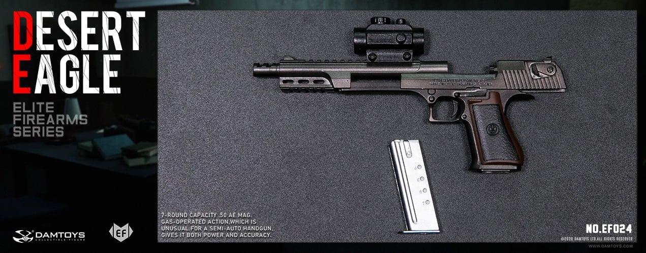 Pedido Set de Pistolas Desert Eagle (2 versiones) marca Damtoys EF024-EF025 escala 1/6