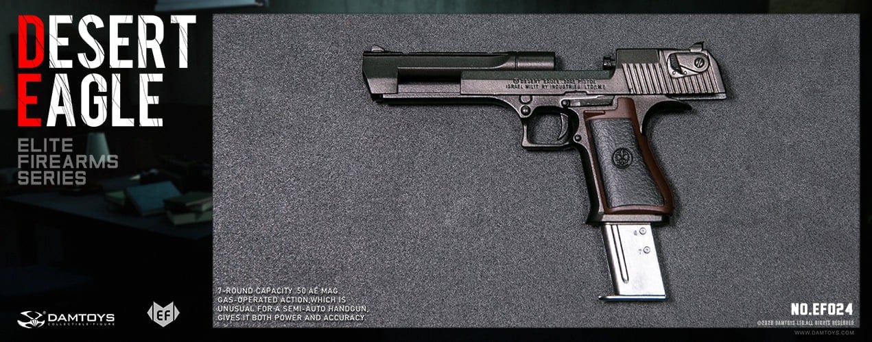 Pedido Set de Pistolas Desert Eagle (2 versiones) marca Damtoys EF024-EF025 escala 1/6