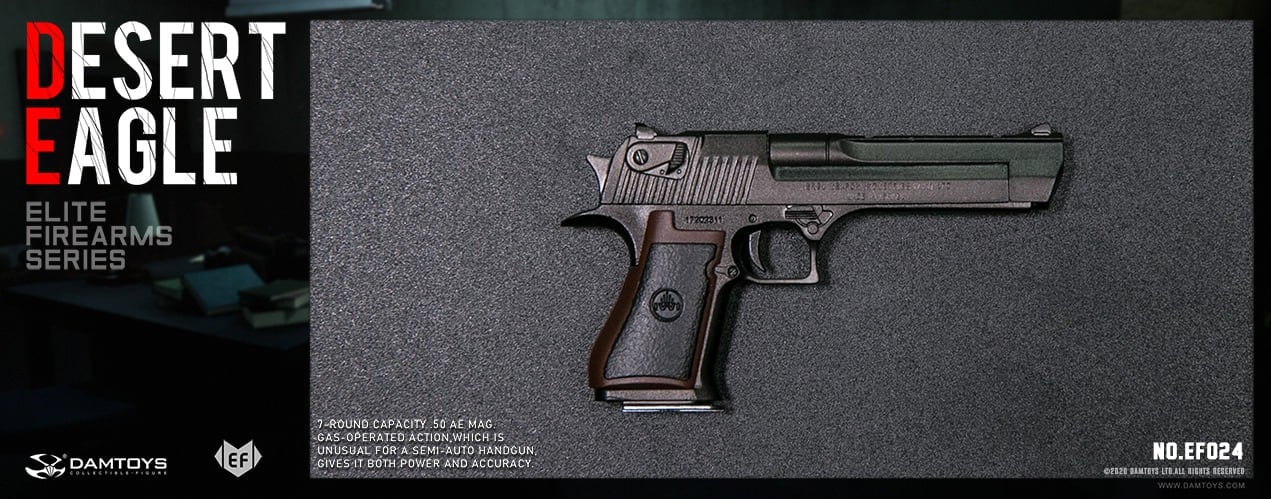 Pedido Set de Pistolas Desert Eagle (2 versiones) marca Damtoys EF024-EF025 escala 1/6