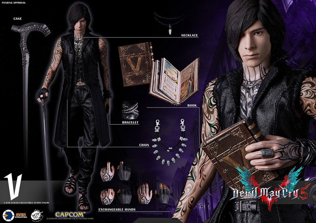 Pedido Figura V - DEVIL MAY CRY V (Standard Edition) marca Asmus Toys DMC501 escala 1/6