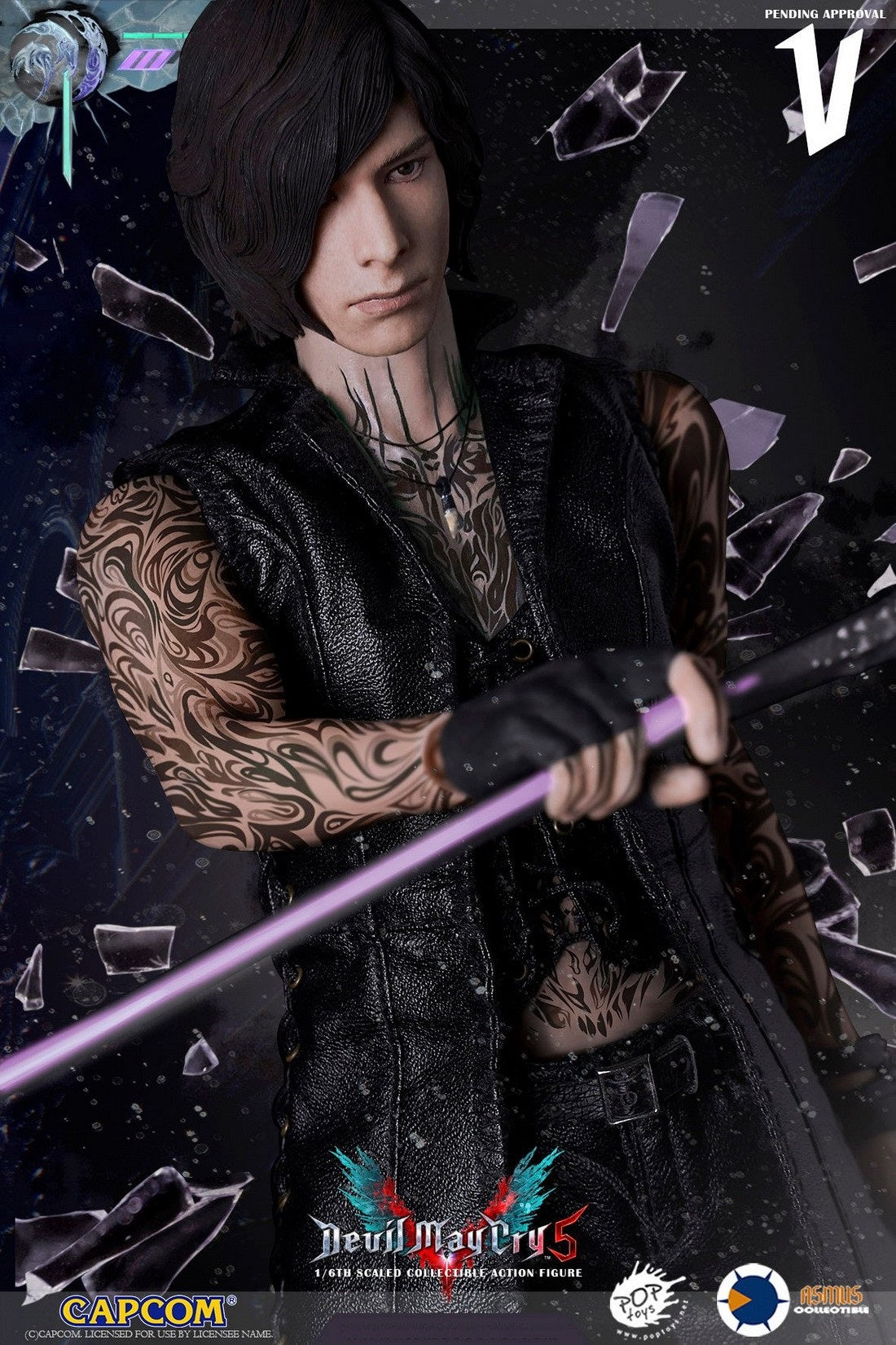 Pedido Figura V - DEVIL MAY CRY V (Standard Edition) marca Asmus Toys DMC501 escala 1/6