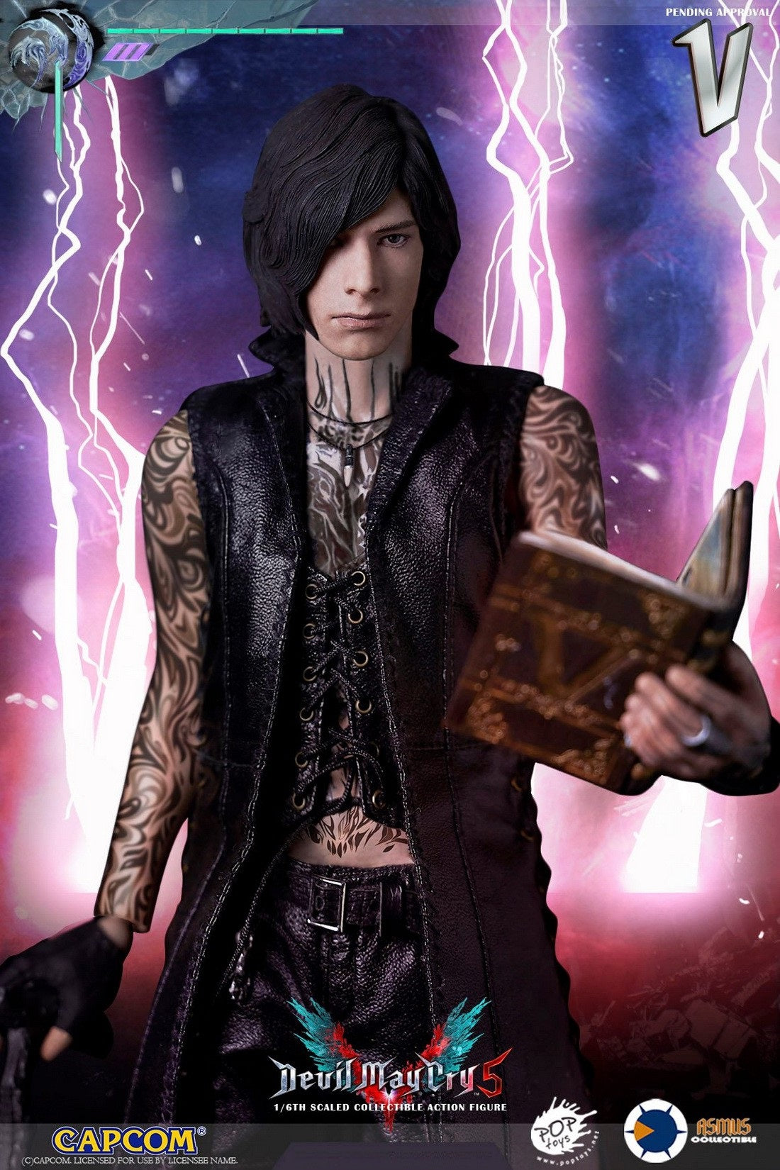 Pedido Figura V - DEVIL MAY CRY V (Standard Edition) marca Asmus Toys DMC501 escala 1/6