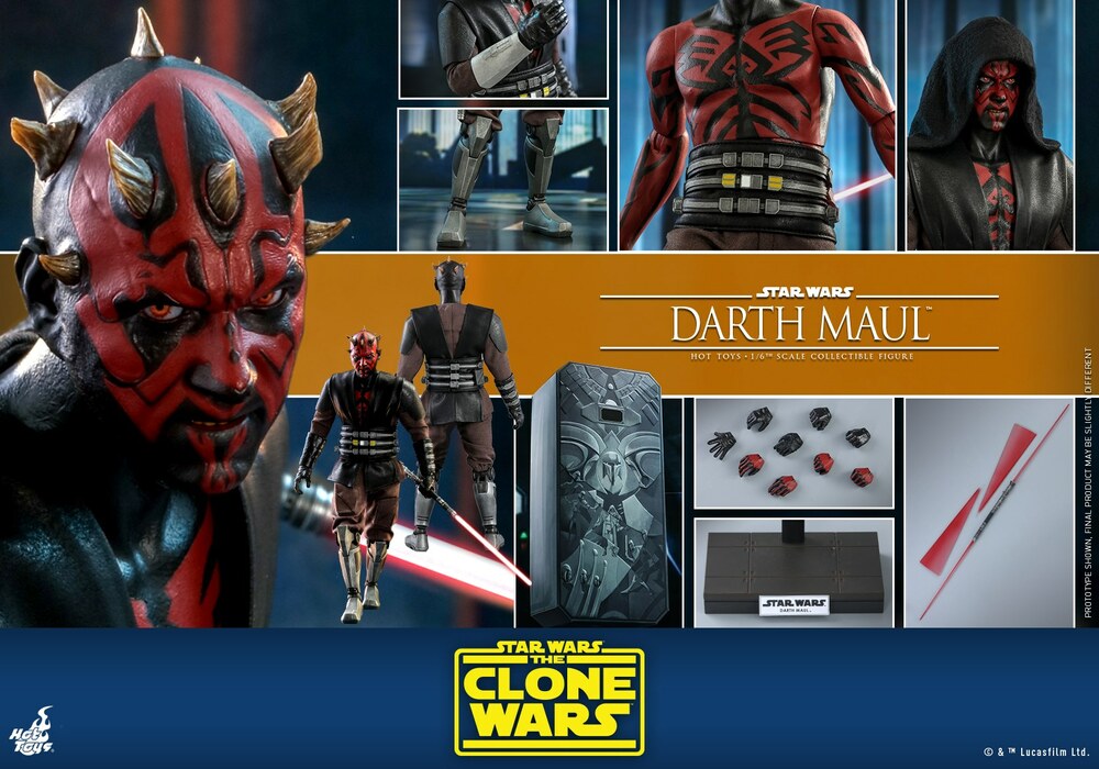Pedido Figura Darth Maul - Star Wars: The Clone Wars™ marca Hot Toys TMS024 escala 1/6