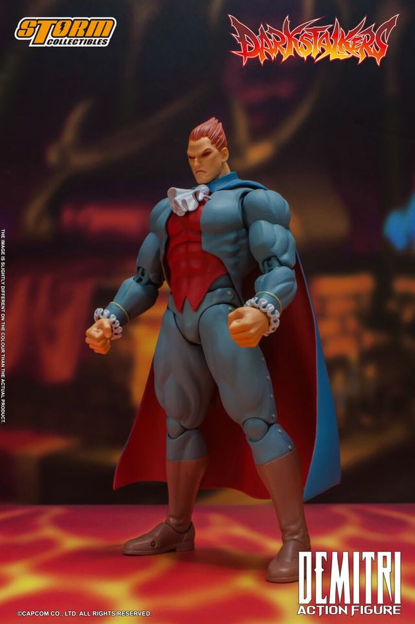 Pedido Figura Demitri Maximoff - Darkstalkers marca Storm Collectibles escala pequeña 1/12