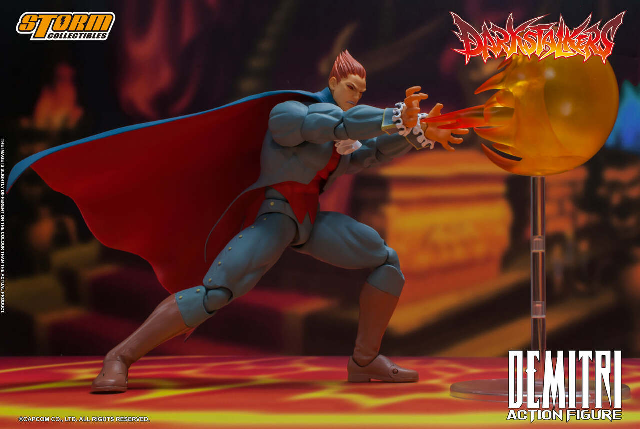 Pedido Figura Demitri Maximoff - Darkstalkers marca Storm Collectibles escala pequeña 1/12