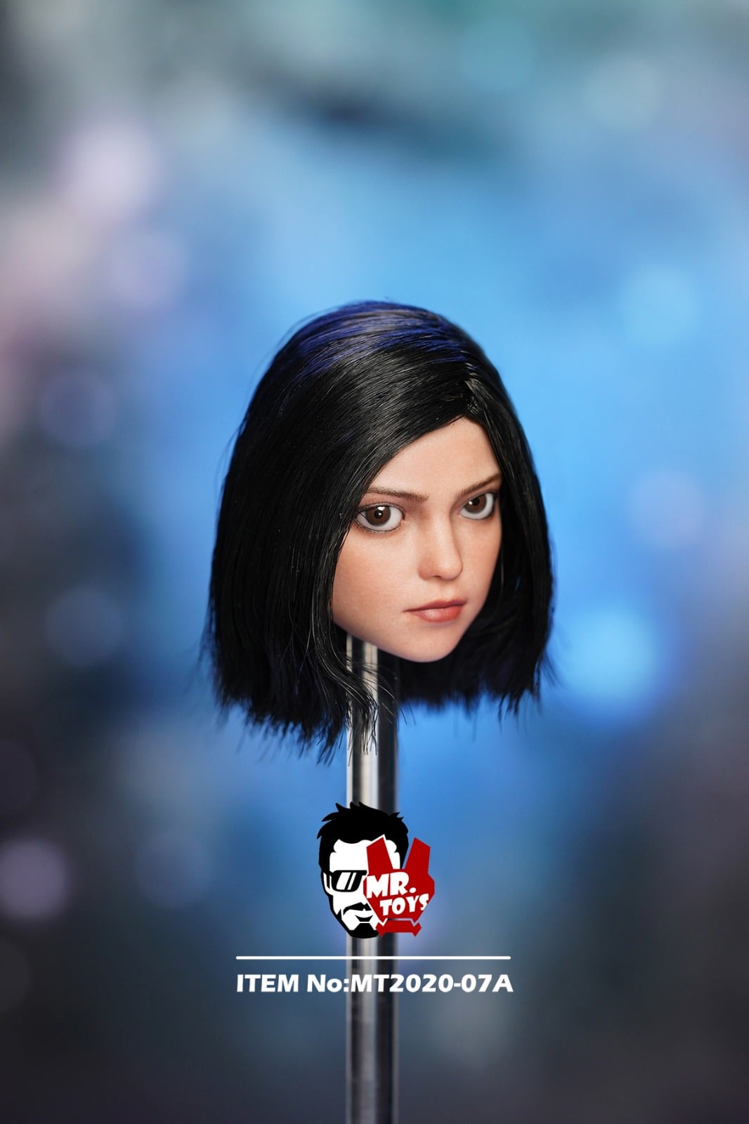 Pedido Cabeza Femenina Battle Angel (ojos movibles) (2 versiones) marca Mr. Toys escala 1/6