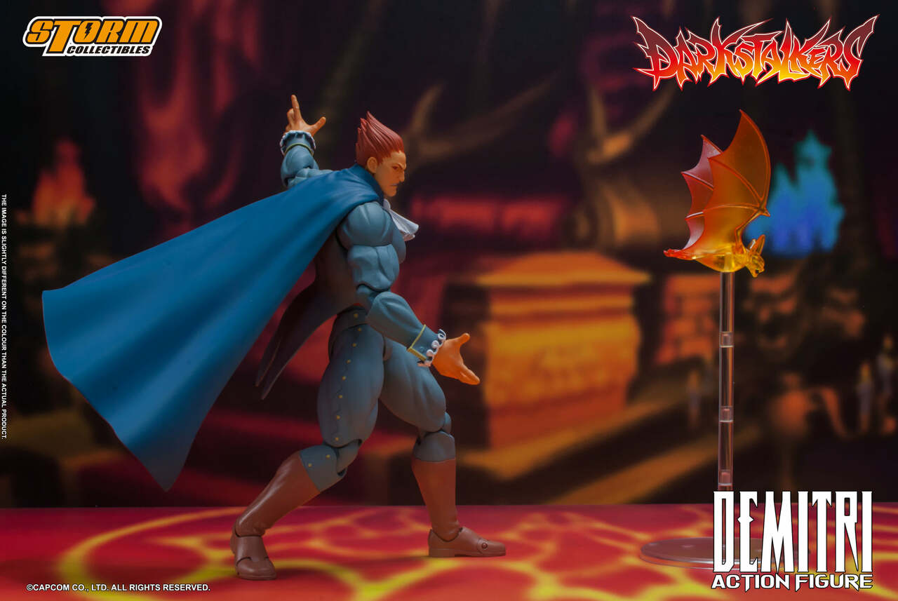 Pedido Figura Demitri Maximoff - Darkstalkers marca Storm Collectibles escala pequeña 1/12