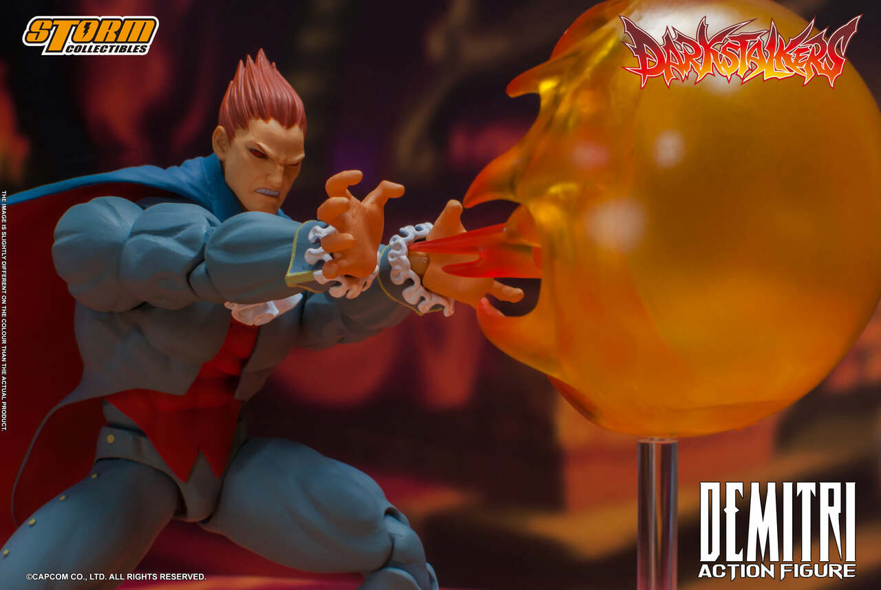Pedido Figura Demitri Maximoff - Darkstalkers marca Storm Collectibles escala pequeña 1/12