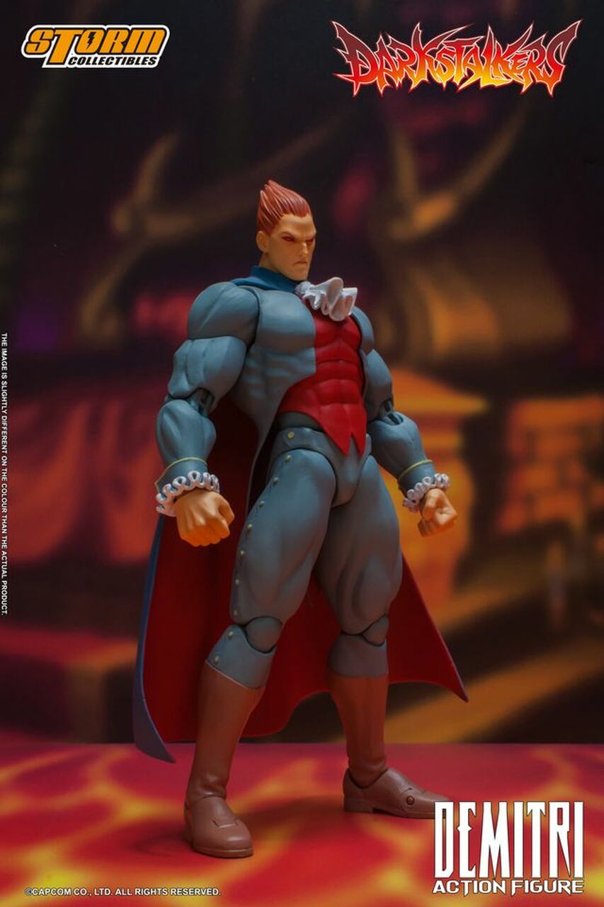 Pedido Figura Demitri Maximoff - Darkstalkers marca Storm Collectibles escala pequeña 1/12