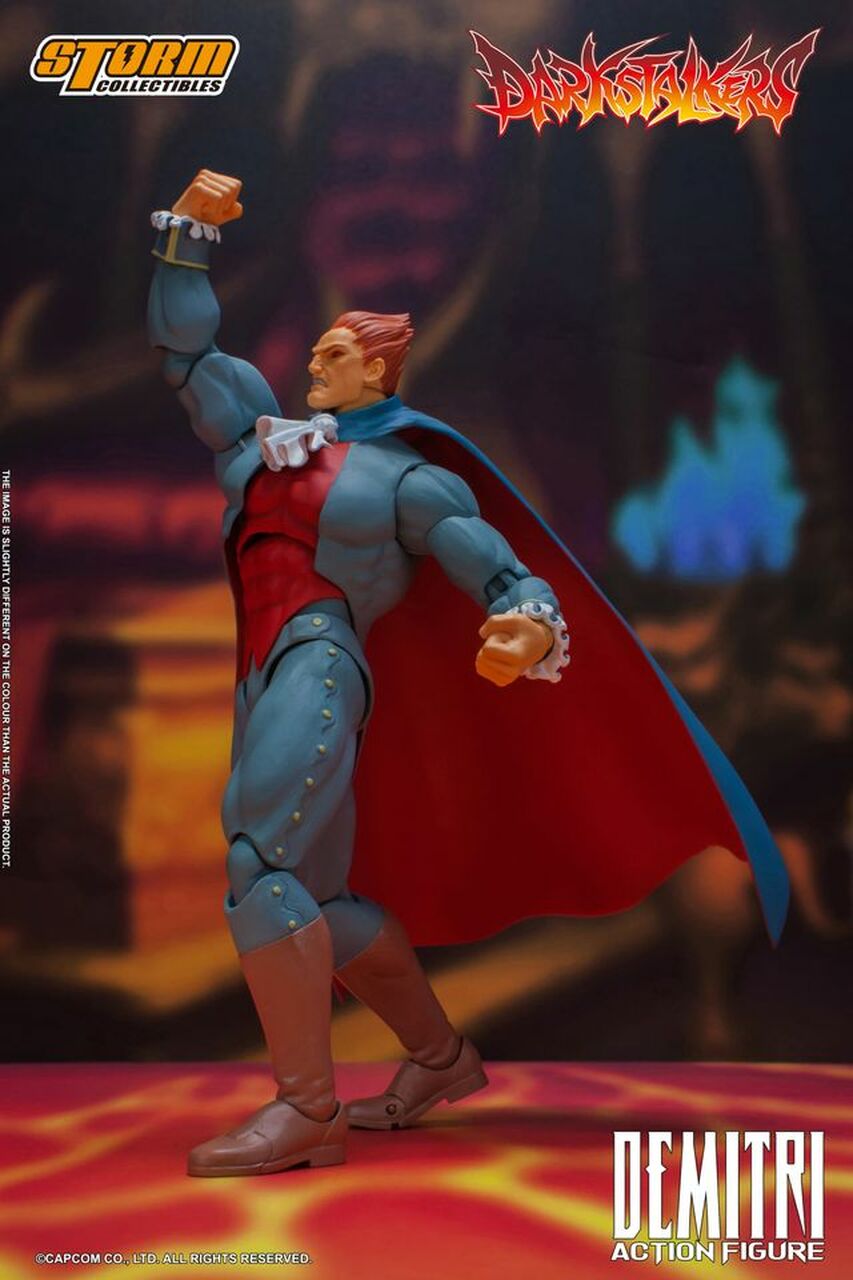 Pedido Figura Demitri Maximoff - Darkstalkers marca Storm Collectibles escala pequeña 1/12