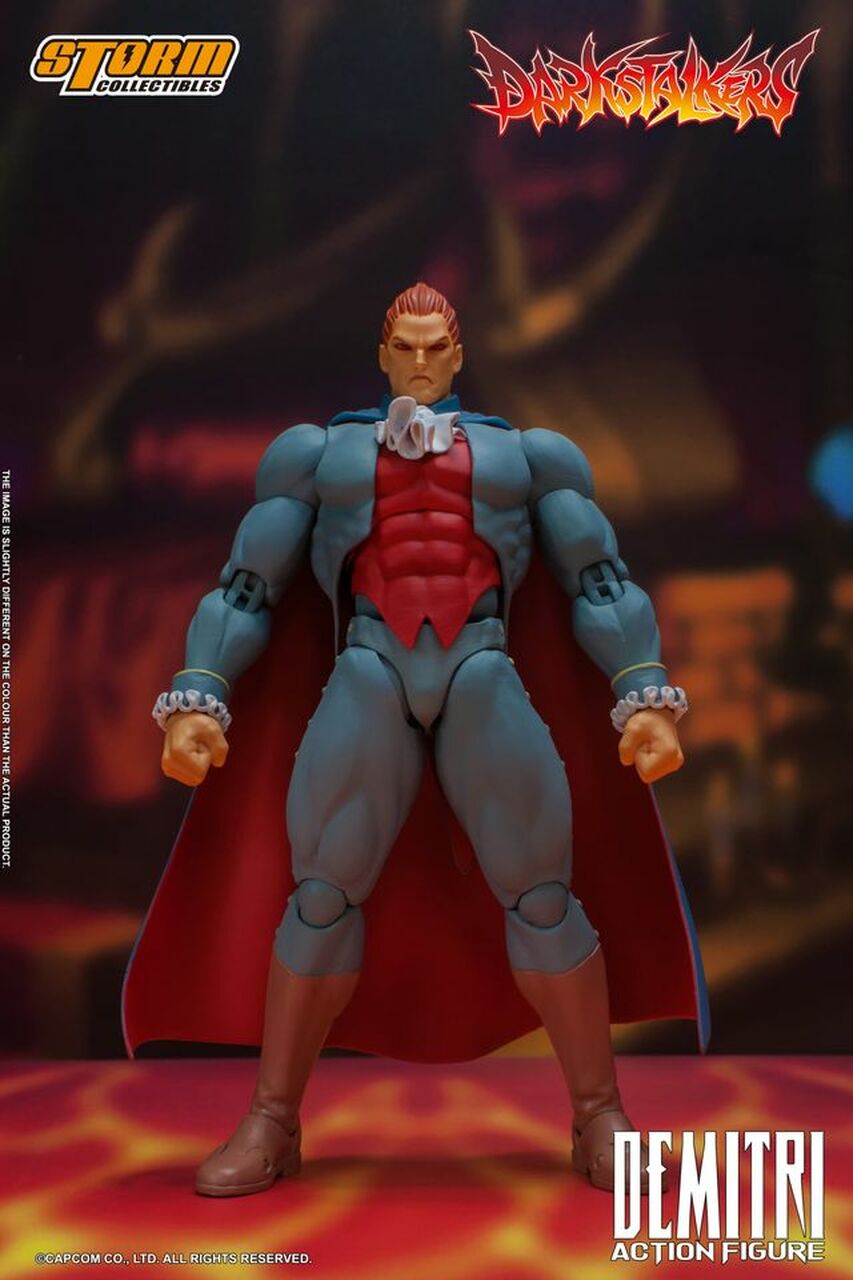 Pedido Figura Demitri Maximoff - Darkstalkers marca Storm Collectibles escala pequeña 1/12