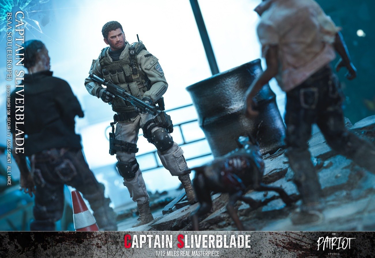 Pedido Figura Captain Sliverblade (2 versiones) marca Patriot Studios escala pequeña 1/12