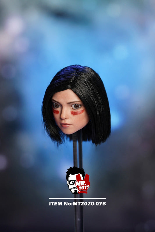 Pedido Cabeza Femenina Battle Angel (ojos movibles) (2 versiones) marca Mr. Toys escala 1/6