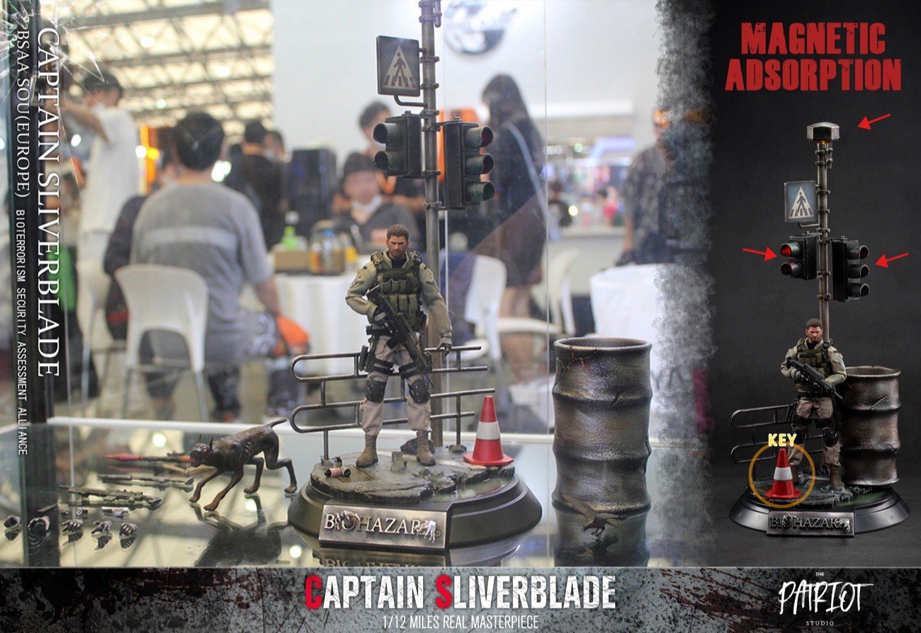 Pedido Figura Captain Sliverblade (2 versiones) marca Patriot Studios escala pequeña 1/12