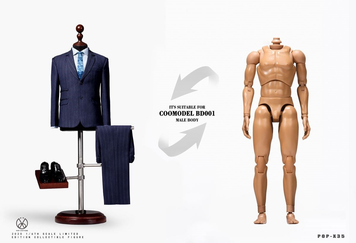 Pedido Traje Set Arms Dealer Suit marca Poptoys X35 escala 1/6 (BACK ORDER)