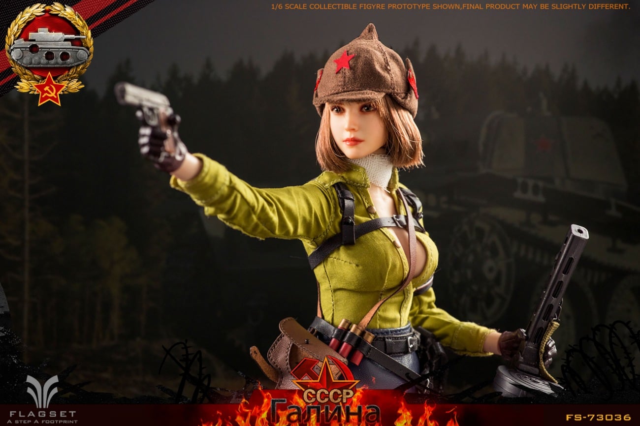 Pedido Figura Red Alert Soviet Tank Forces - Galina marca Flagset FS-73036 escala 1/6
