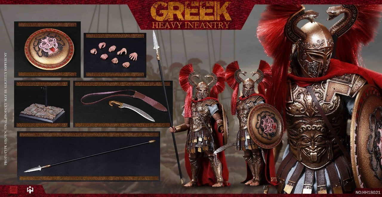 Pedido Figura Greek Heavy Infantry - Imperial Army marca HaoyuToys HH18021 escala 1/6