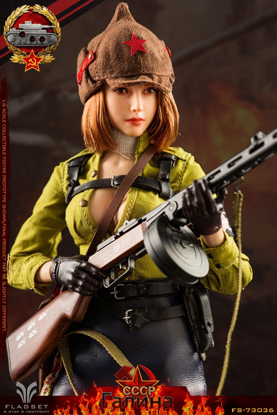 Pedido Figura Red Alert Soviet Tank Forces - Galina marca Flagset FS-73036 escala 1/6