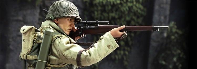Pedido Figura Private Jackson (Sniper) - WWII US 2nd Ranger Battalion marca DID A80144 escala 1/6
