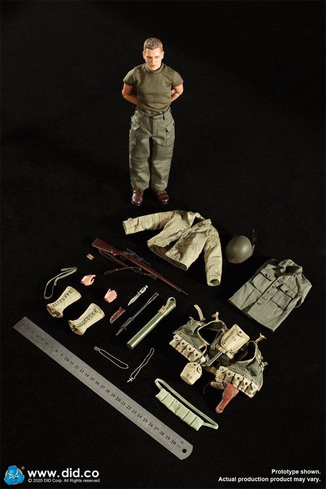 Pedido Figura Private Jackson (Sniper) - WWII US 2nd Ranger Battalion marca DID A80144 escala 1/6