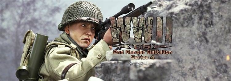 Pedido Figura Private Jackson (Sniper) - WWII US 2nd Ranger Battalion marca DID A80144 escala 1/6