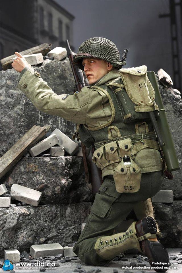 Pedido Figura Private Jackson (Sniper) - WWII US 2nd Ranger Battalion marca DID A80144 escala 1/6