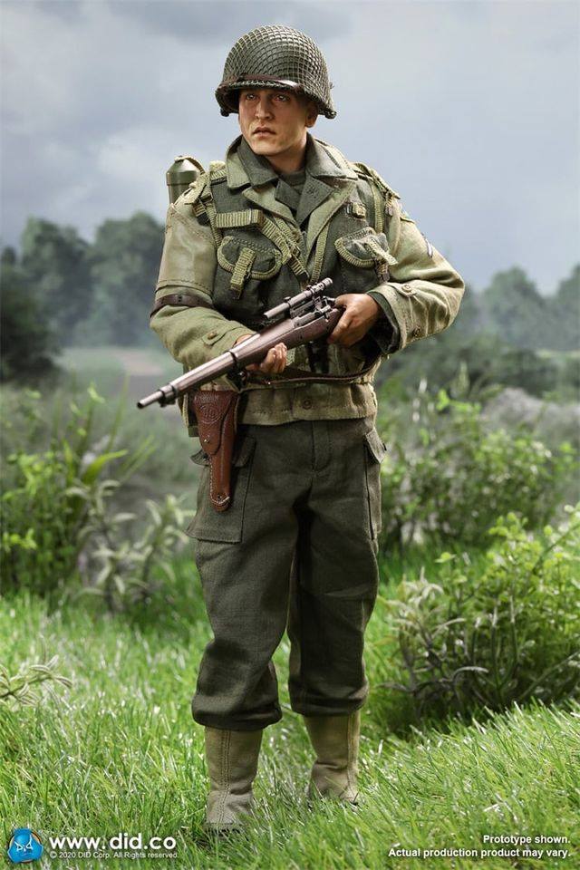 Pedido Figura Private Jackson (Sniper) - WWII US 2nd Ranger Battalion marca DID A80144 escala 1/6