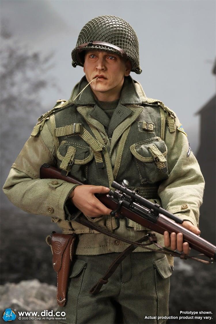 Pedido Figura Private Jackson (Sniper) - WWII US 2nd Ranger Battalion marca DID A80144 escala 1/6