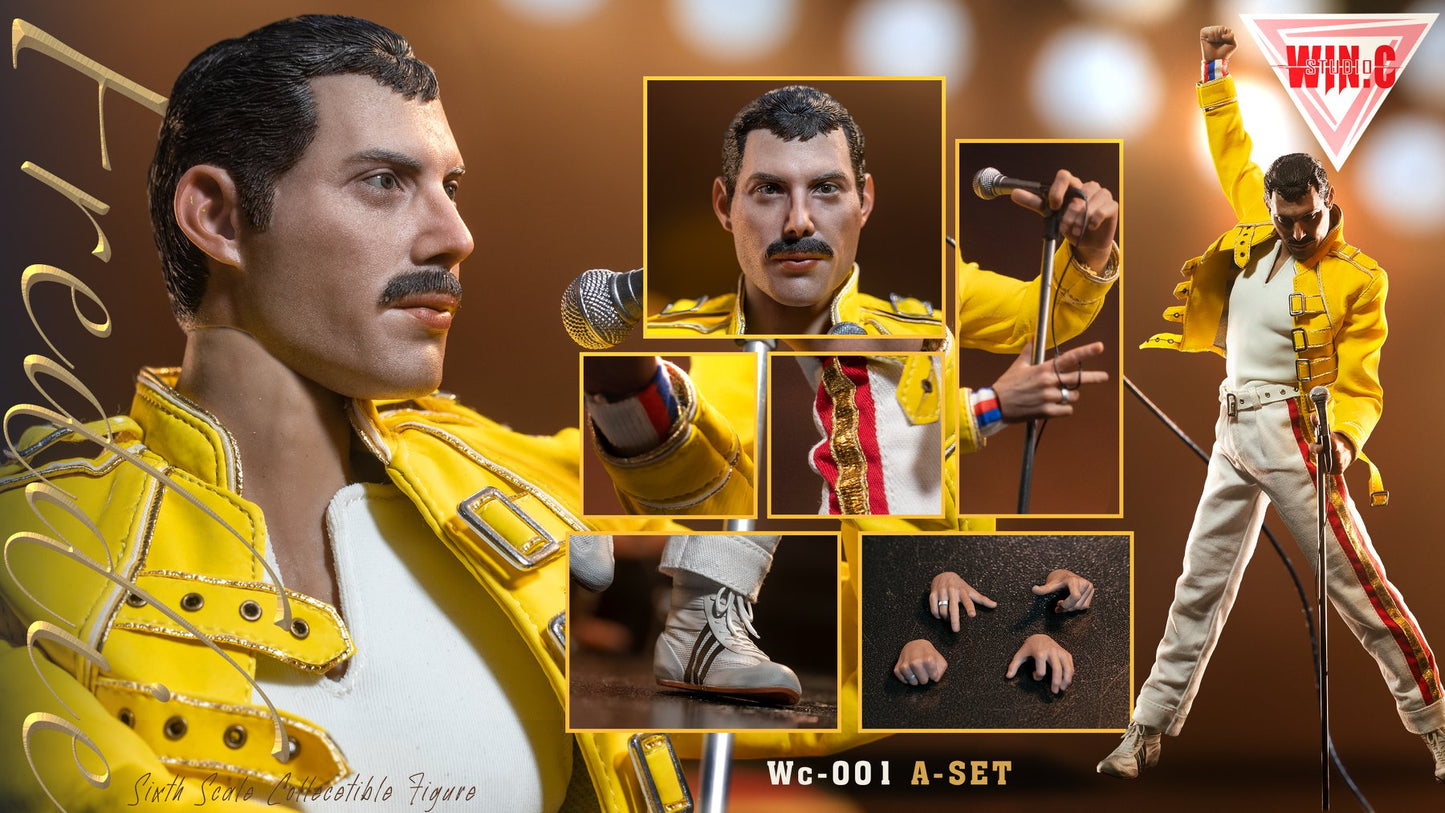 Pedido Set de Ropa Freddie chaqueta amarilla marca Win.C Studio WC001A escala 1/6