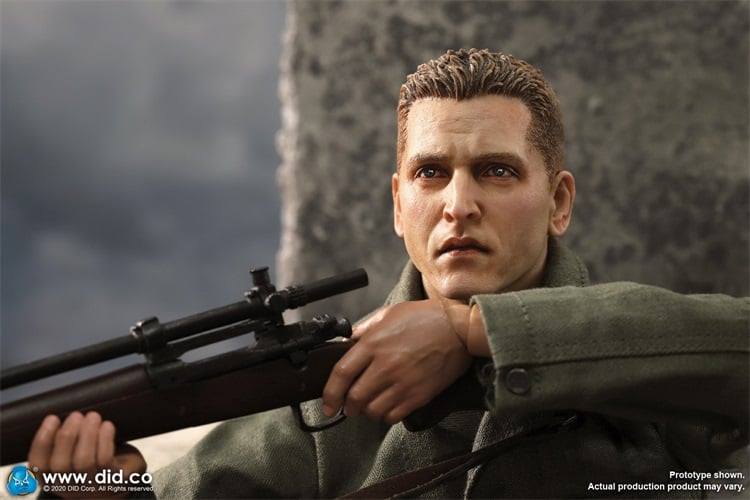 Pedido Figura Private Jackson (Sniper) - WWII US 2nd Ranger Battalion marca DID A80144 escala 1/6