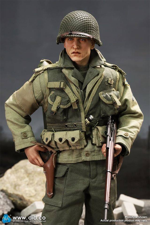 Pedido Figura Private Jackson (Sniper) - WWII US 2nd Ranger Battalion marca DID A80144 escala 1/6