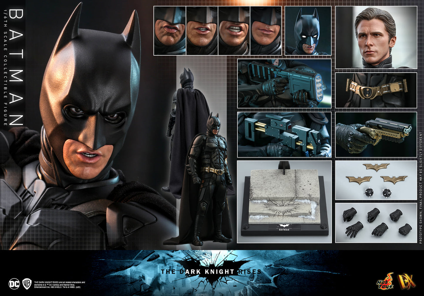 Pedido Figura Batman - The Dark Knight Rises marca Hot Toys DX-19 escala 1/6