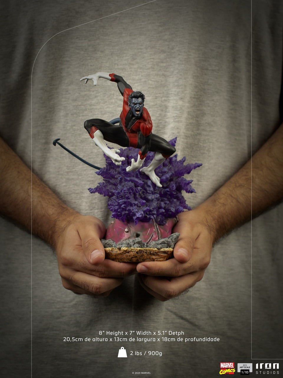 Pedido Estatua Nightcrawler - X-Men - Marvel Comics marca Iron Studios - Battle Diorama Series (DBS) escala de arte 1/10