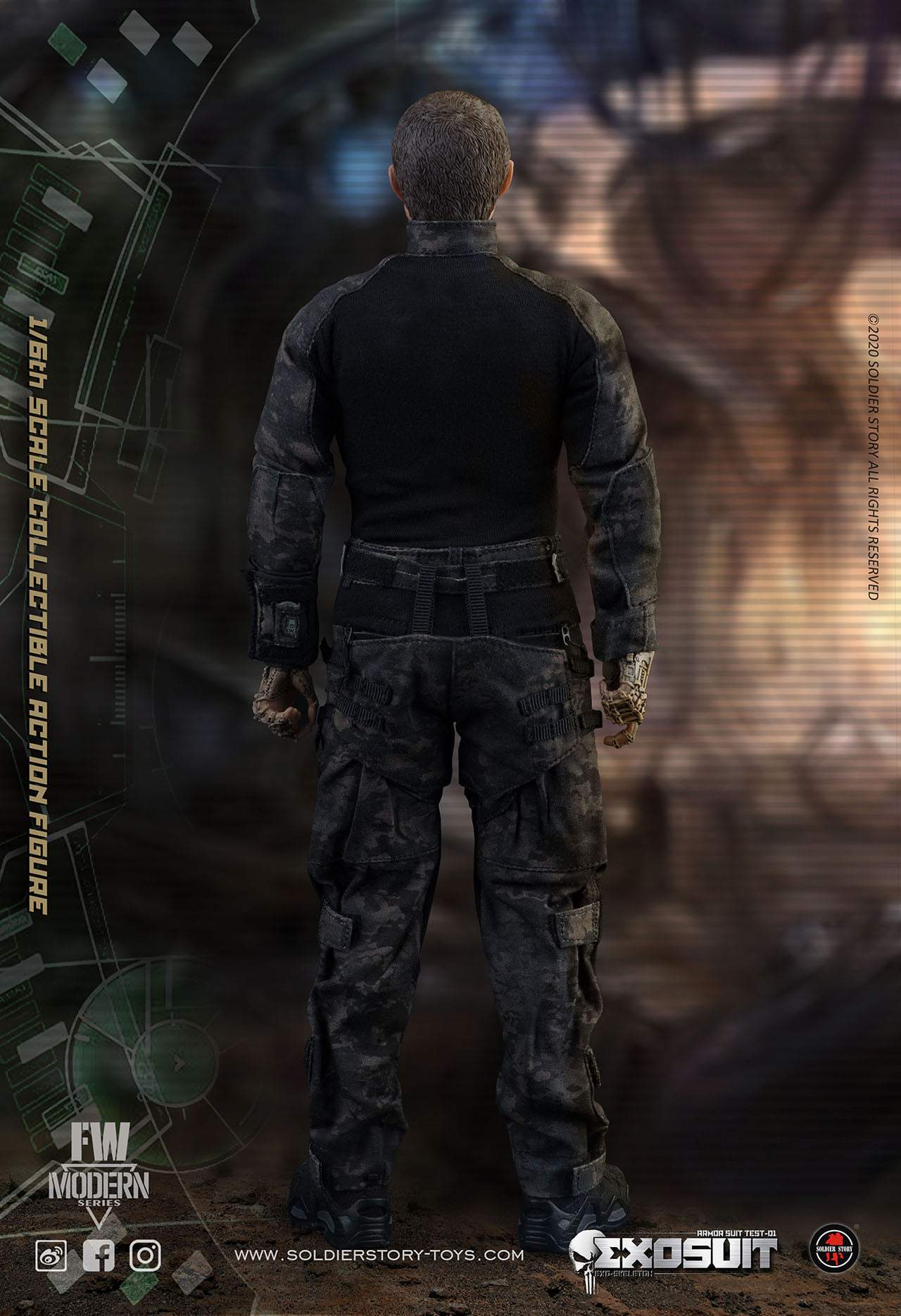 Pedido Figura Exo-Skeleton Armor Suit Test-01 marca Soldier Story SS122 escala 1/6