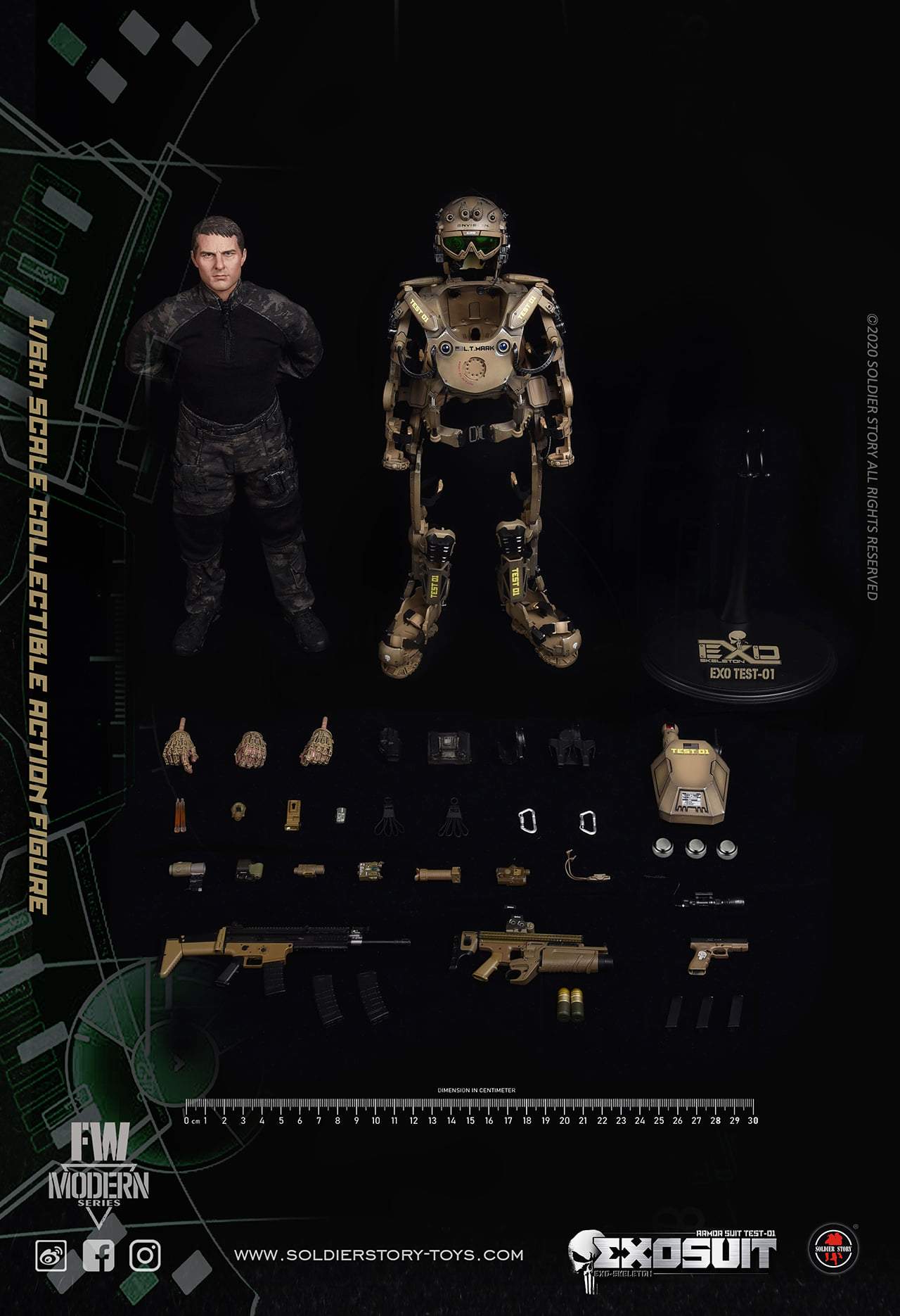 Pedido Figura Exo-Skeleton Armor Suit Test-01 marca Soldier Story SS122 escala 1/6