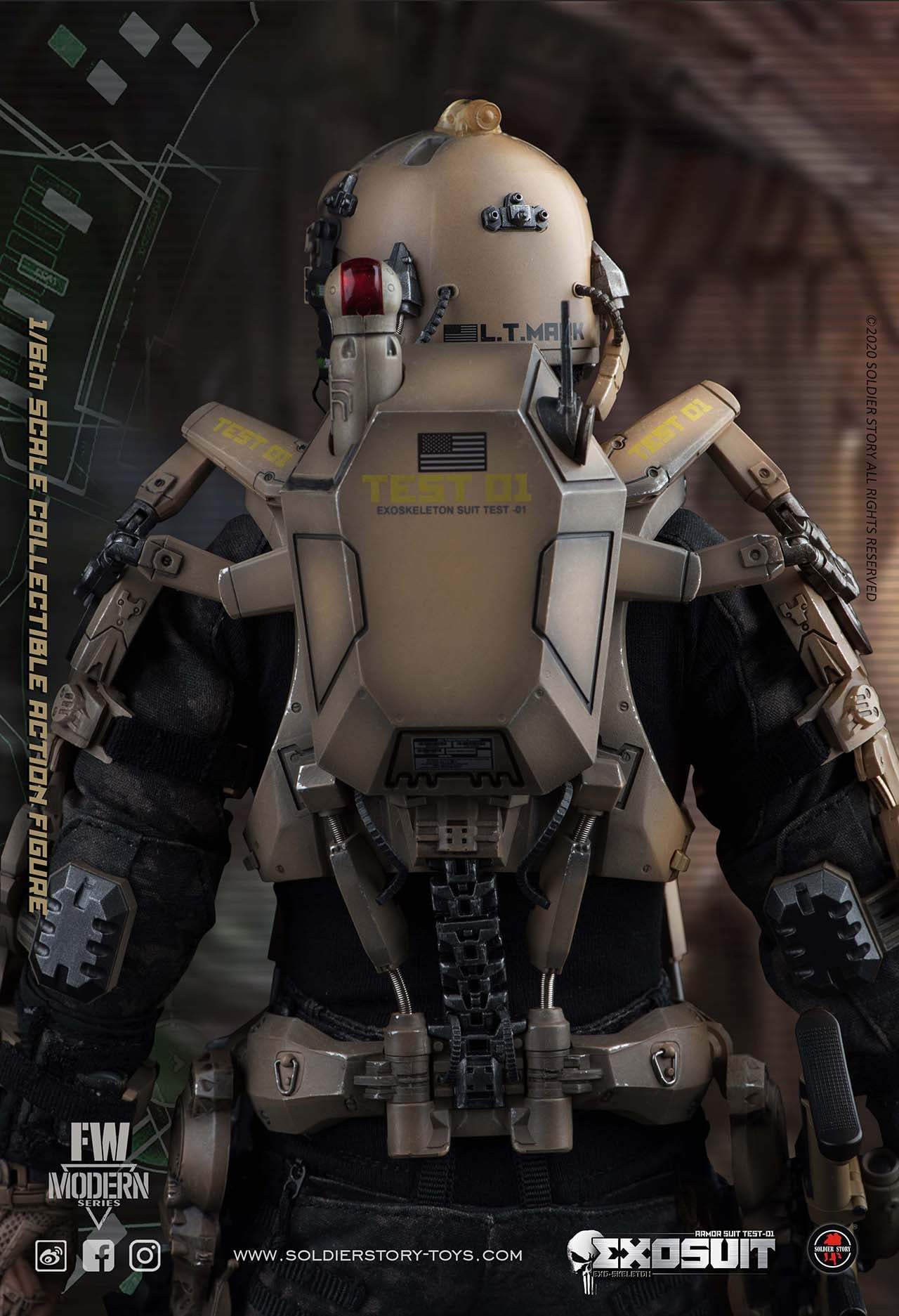 Pedido Figura Exo-Skeleton Armor Suit Test-01 marca Soldier Story SS122 escala 1/6