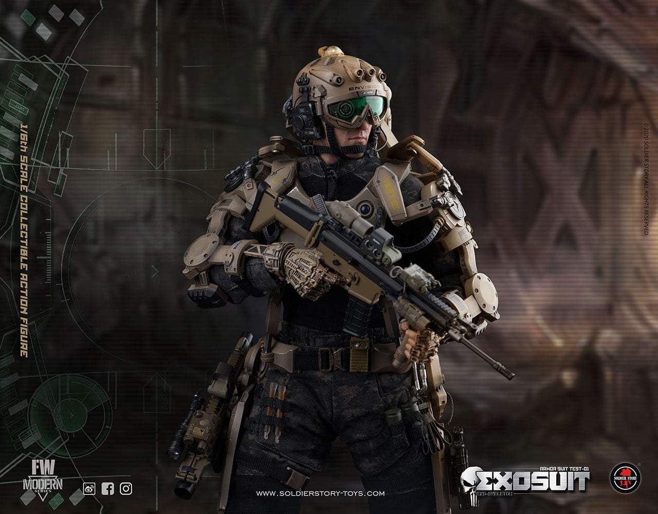 Pedido Figura Exo-Skeleton Armor Suit Test-01 marca Soldier Story SS122 escala 1/6