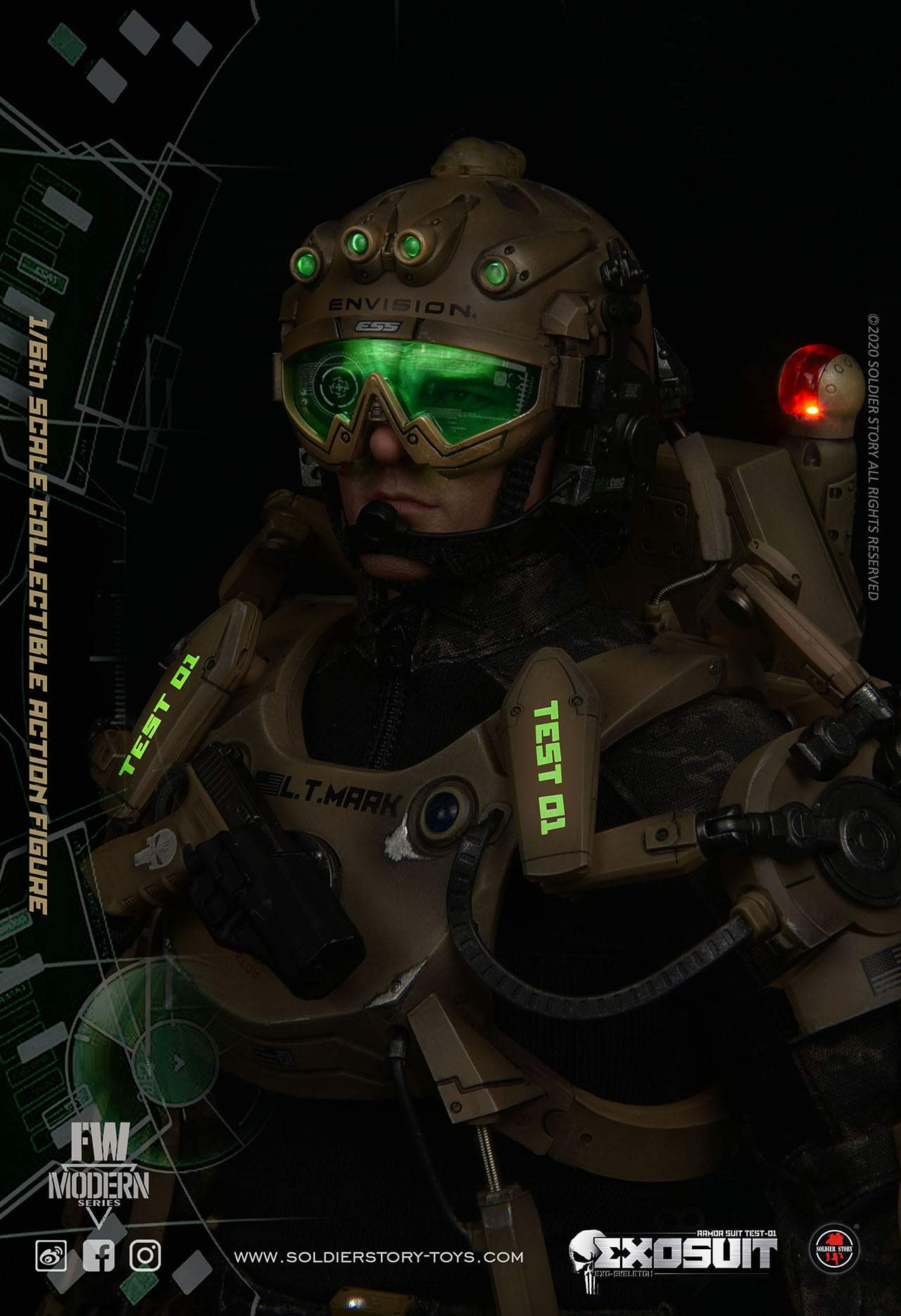 Pedido Figura Exo-Skeleton Armor Suit Test-01 marca Soldier Story SS122 escala 1/6