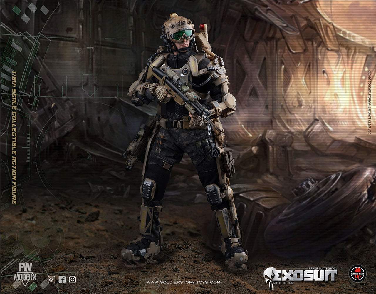 Pedido Figura Exo-Skeleton Armor Suit Test-01 marca Soldier Story SS122 escala 1/6