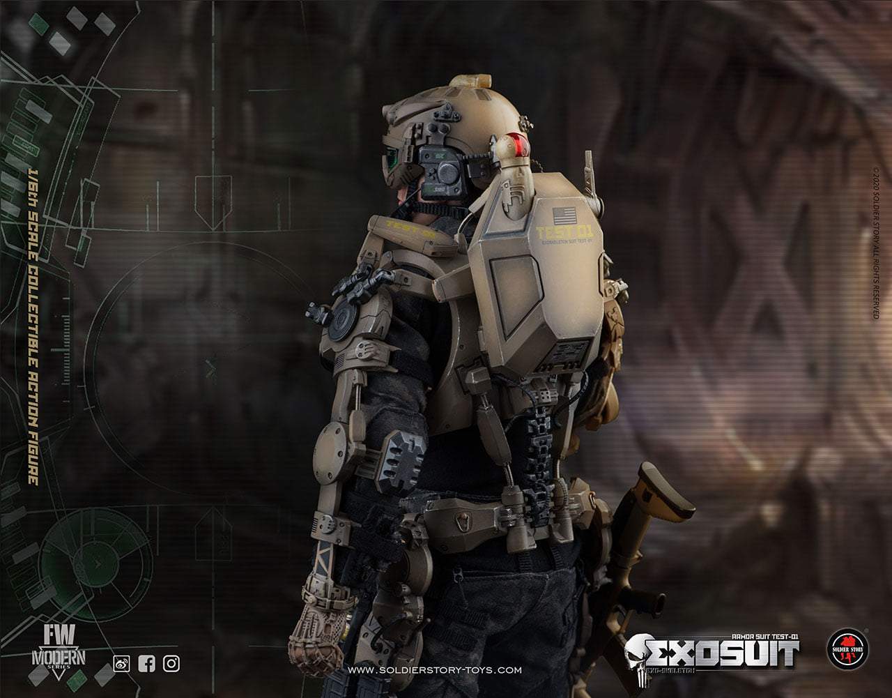 Pedido Figura Exo-Skeleton Armor Suit Test-01 marca Soldier Story SS122 escala 1/6