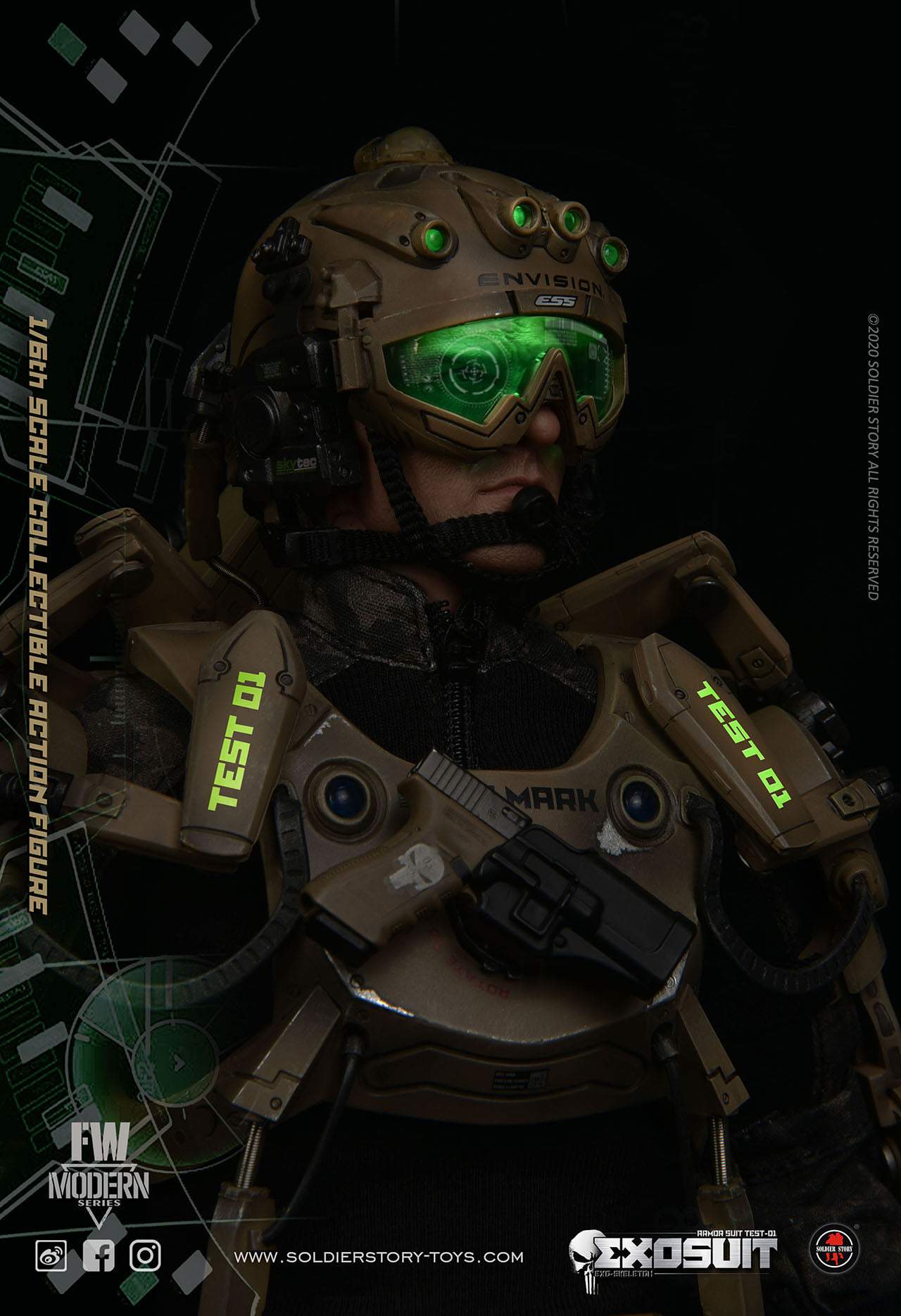 Pedido Figura Exo-Skeleton Armor Suit Test-01 marca Soldier Story SS122 escala 1/6